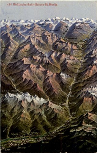 Rhätsche Bahn Schuls St. Moritz