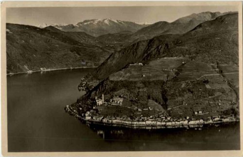 Serpiano - Aussicht von der Kurhausterasse