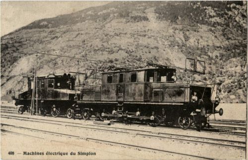 Machines electrique du Simplon
