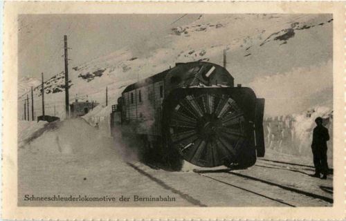 Berninabahn - Schneeschleuderlokomotive