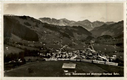 Zweisimmen und Montreux Oberland Bahn