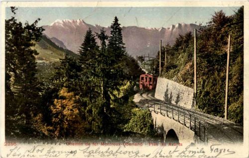 Chemin de fer Montreux - Oberland - Pres les Avants