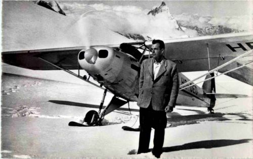 Atterissage au Mont Rose - Flugzeug