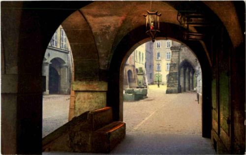 Bern - Alte bernerlauben an der Poststrasse