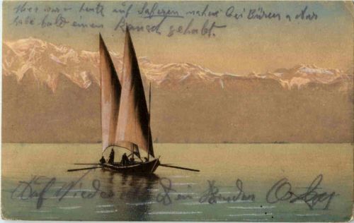 Lac Leman - Barque