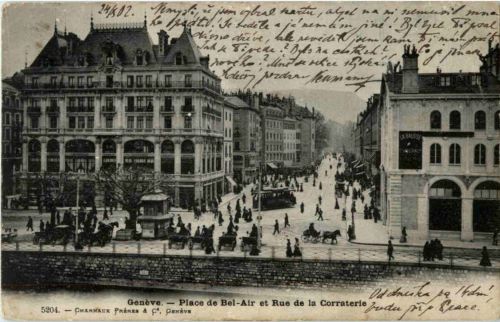 Geneve - Place de Bel air