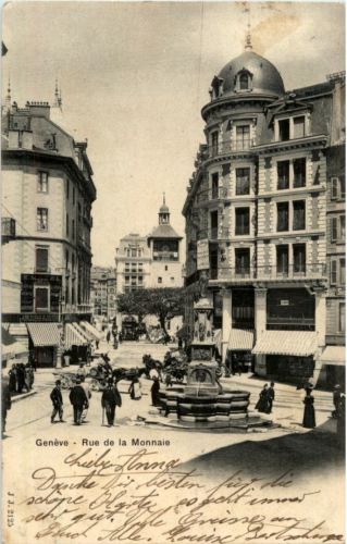 Geneve - Rue de la Monnaie