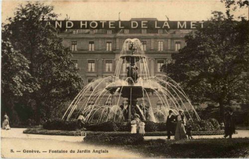 Geneve - Fontaine du Jardin Anglais