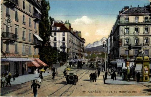 Geneve - Rue du Mont Blanc