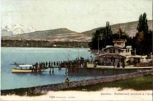 Geneve - Restaurant lacustre a l Aria