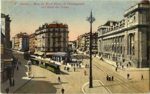 Geneve - Rues du Mont Blanc