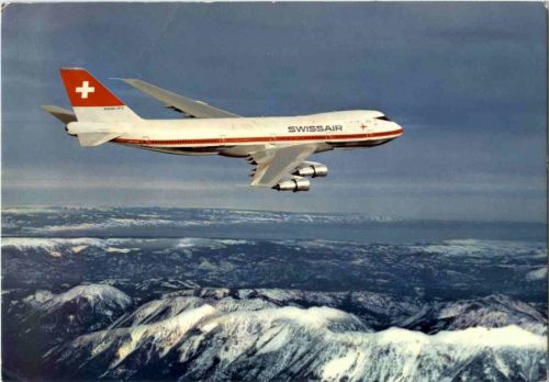 Swissair - Boing 747