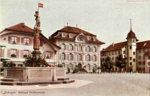 Zofingen - Niklaus Thutbrunnen