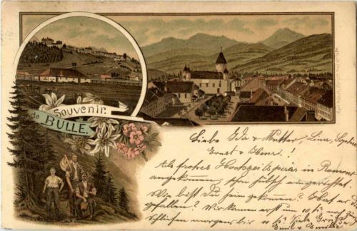 Souvenir de Bulle - Litho