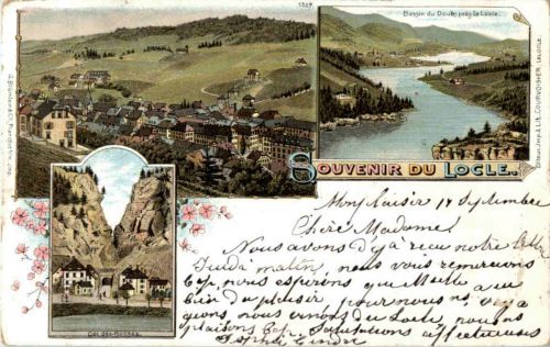 Souvenir du Locle - Litho