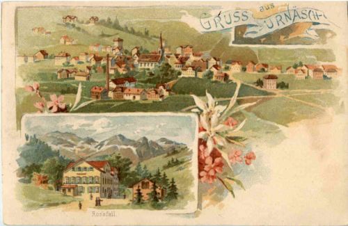 Gruss aus Urnäsch - Litho