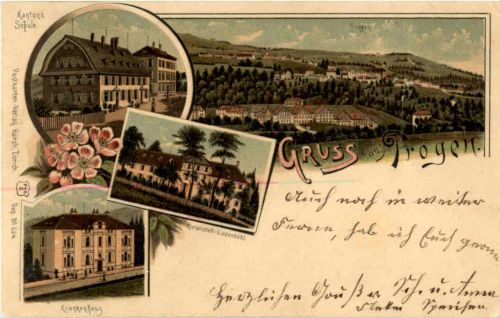 Gruss aus Trogen - Litho