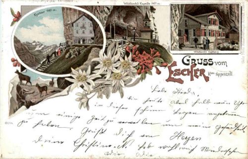 Gruss vom Escher - Litho