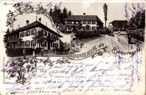 Souvenir de Beauregard - Litho