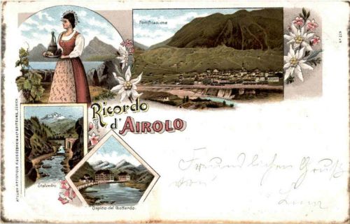 Ricordo d Airolo - Litho