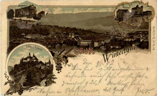 Gruss aus Winterthur - Litho