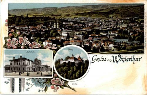 Gruss aus Winterthur - Litho