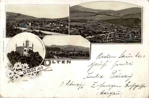 Gruss aus Olten - Litho