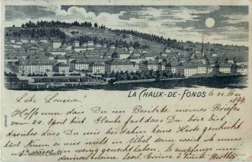 La Chaux de Fonds - Litho