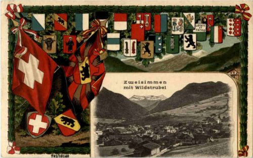 Zweisimmen - Prägekarte