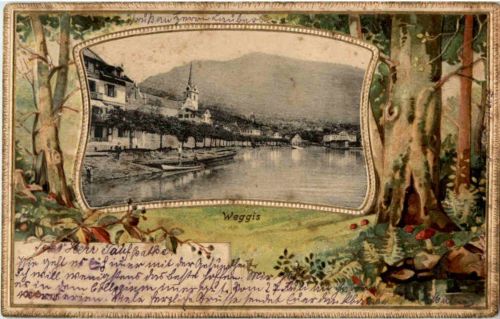 Weggis - Prägekarte