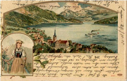 Weggis - Prägekarte