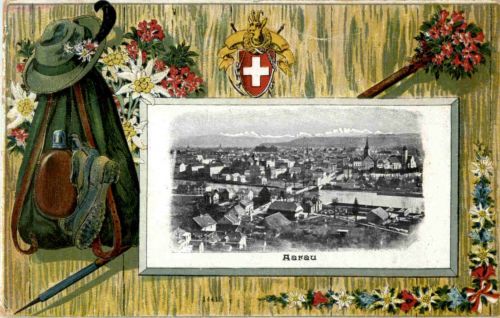 Aarau - Prägekarte