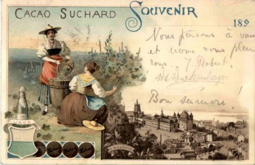 Lausanne - Cacao Suchard - Litho