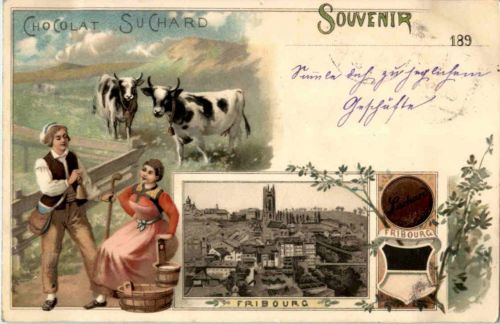 Fribourg - Cacao Suchard - Litho