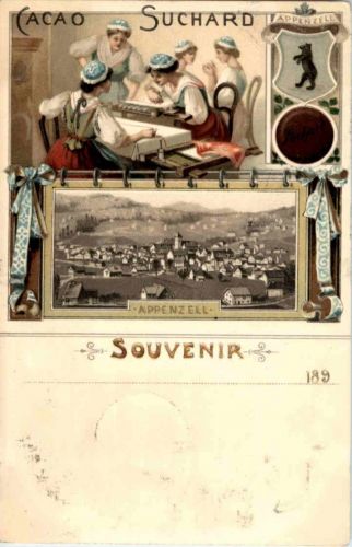 Appenzell - Cacao Suchard - Litho