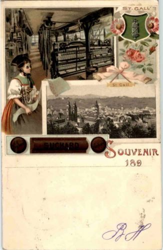 Sankt Gallen - Cacao Suchard - Litho