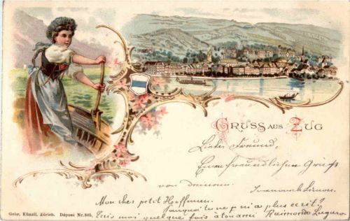 Gruss aus Zug - Litho