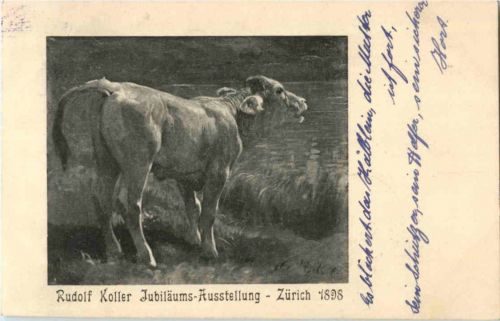 Zürich - rudolf Koller Ausstellung 1898