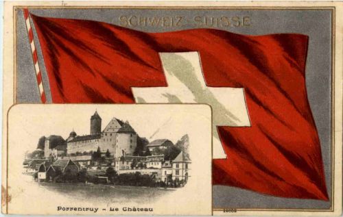 Porrentruy - Prägekarte
