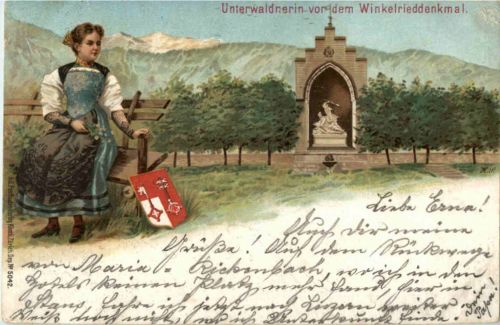 Unterwaldnerin Tracht