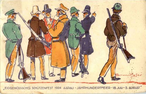Aarau - Schützenfest 1924