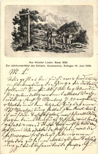 Zofingen - Feier des Schweizer Kunstvereins 1906