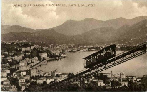 Lugano Colla Ferrovia Funicolare