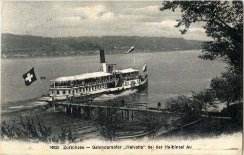 Zürichsee - Salondampfer Helvetia