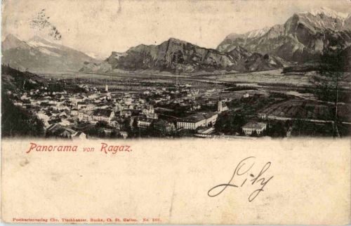 Panorama von Ragaz
