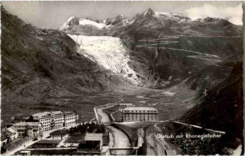 Gletsch rhonegletscher