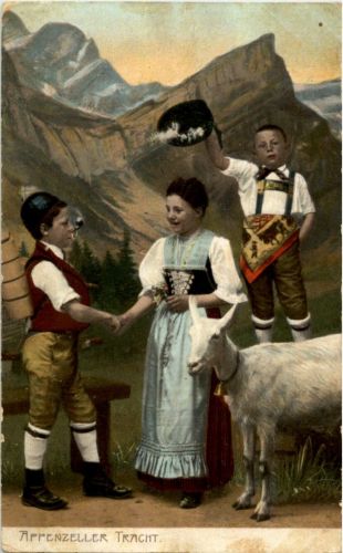 Appenzeller Tracht Ziege