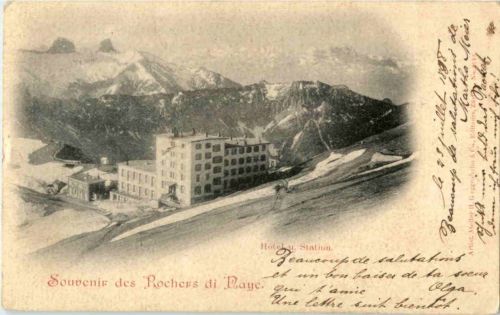 Souvenir des Rochers di Naye