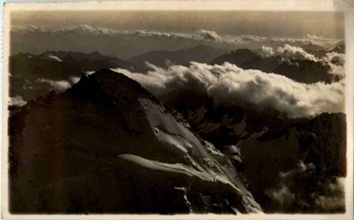 Dent d Herens Flieger Postkarte
