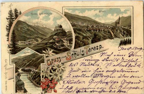 Gruss aus Schuls Tarasp 1897